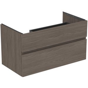 Wastafelmeubel 1000x505x550mm dark elm 2 laden Finesse E3445UR