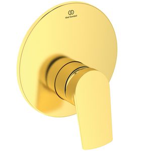 Douchemengkraan (afbouwdeel) 163x77x187mm brushed gold La Dolce Vita