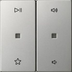 Wip 2-voudig audiobest. System 55 edelstaal