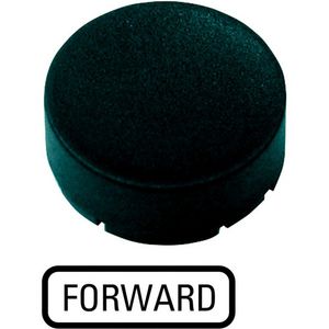 Indicatieplaatje hoog zwart FORWARD