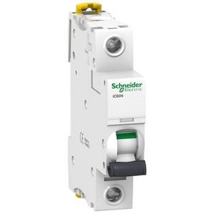 Installatieautomaat 1-polig In= 0,5A D-karakteristiek iC60N