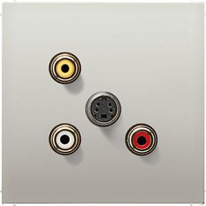 Afdekking edelstaal voor Audio/(S)/Video LS VVE=10