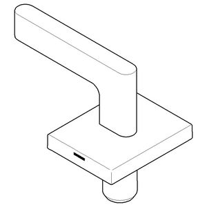 Greep v. wastafel Hot Hendel 60x47,5x40mm chr