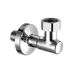 Aansluitbocht v. waterteller 1/2"3/4" moer verzegelvz. chroom