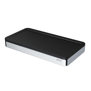 Planchet univ. zwart 210mm rand chroom FRAME BLACK CHROME