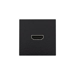 Afwerkingsset met HDMI-naar-HDMI-aansl. piano black coated