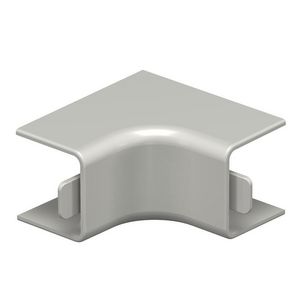 Binnenhoek 20x20mm polyvinylchlorid steengrijs VVE=4