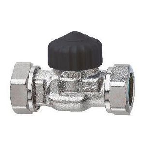 Lage weerst. G1"bu recht thermostatische afsluiter