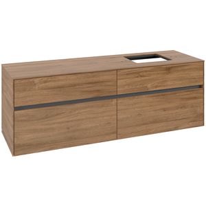 Wastafelonderkast Collaro 1600x548x500mm Oak.Kans C13600RH