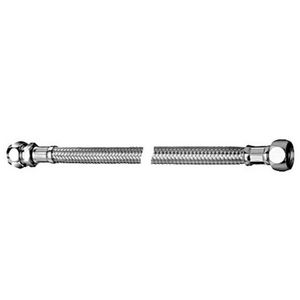 Flexibele aansluitslang CLEAN-FIX-S 1000mm 3/8" bu.dr. (10mm knel) x 3/8"wartel chroom