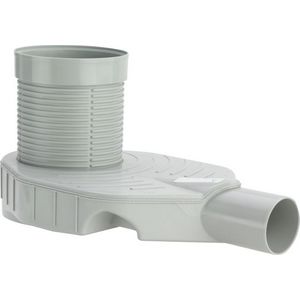 Afvoergarnitur DN50 kunststof/grijs 497390-669379