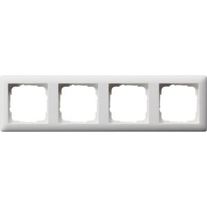 Afdekraam 4-v Gira Standard 55 zuiver wit m