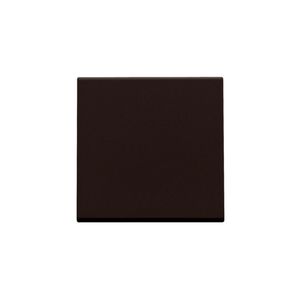 Afwerkingsset enkelv. elektr. schakelaar/knop d.brown