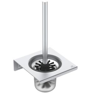 Closetborstelgarnituur Alu+ wandmontage Silver