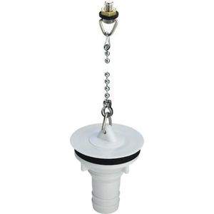 Afvoerplug Spec. 3/4x50 kunststof/wit 7372-105624