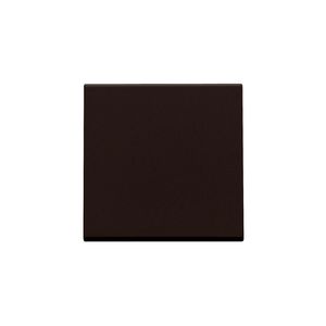 Afwerkingsset enkelv. elektr. schakelaar/knop d.brown
