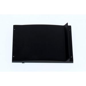 Frontplaat 4" zwart