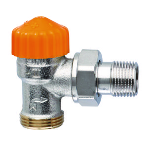Afsluiter thermostatisch dynamisch ECLIPSE haaks 1/2"x 3/4"bt. DN15