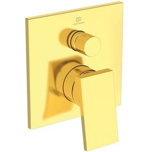 Bad/douchemengkraan (afbouwdeel) brushed gold Extra