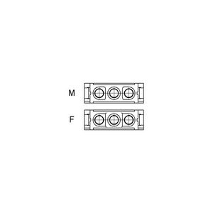 Connector EPIC MCB 3 KOAX STECKDOSENMODUL VVE=10