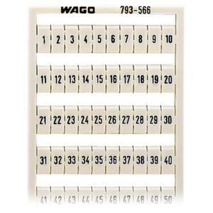 WMB-markeringskaart als kaart bedrukt wit 793-566 VVE=5