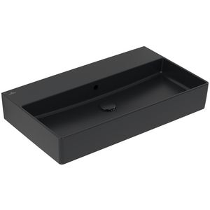 Wastafel Memento 2.0 800x470mm Pure Black CeramicPlus  4A228JR7
