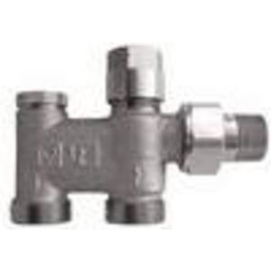 Onderblok 2000 recht 2-pijps afsluitb. 40mm M22 x 1/2"