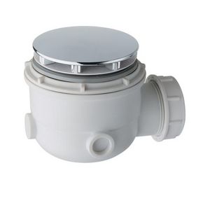 Douchebaksifon AD200 52mm PP afdekplaat chroom 86mm