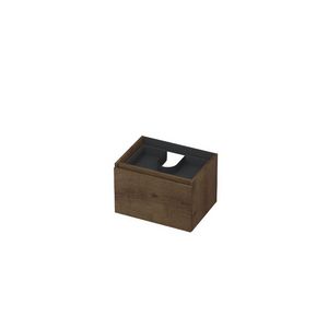 INK Onderkst 1L m bin ld grpls hout krlst fin Choco 60x45