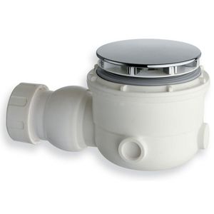 Douchebaksifon AD205 52mm PP afdekplaat chroom 86mm