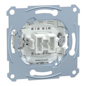 Sokkel Kruisschakelaar 1-polig 10A/AC 250V Merten