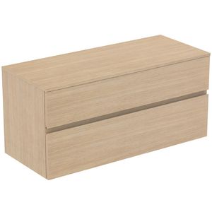Wastafelmeubel 1202x505x558mm white oak 2 laden Finesse E3431US