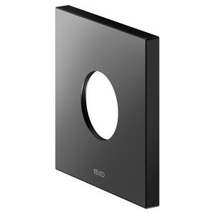 Rozet vierkant voor Theromostaatkraan 105x105 zwart