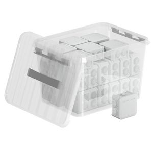 Kabeldoos promotiebox 35x T40 22 Liter kunststof transparent
