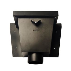 Vergaarbak zink GRANUM EXTRA basalte model vierkant XL 100mm