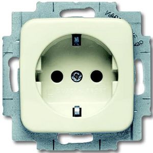Wandcontactdoos ra kv centraalplaat inb SI creme (20 EUCKS-212-503)