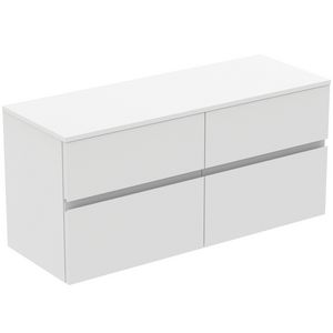 Wastafelmeubel 1202x440x558mm matt white 4 laden Finesse