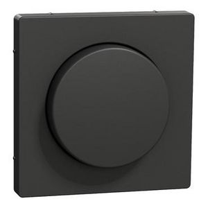 Centraalplaat met draaiknop Antraciet Systeem D