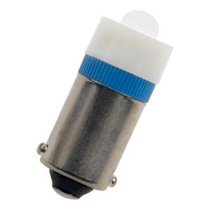 Signaleringslamp Ba9s T10X24 S.LED 12V AC/DC blauw