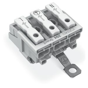 Kroonklem Drukknop extern Linect wit 294-8413 VVE=500