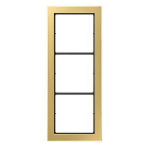 Afdekraam 3-voudig Flat Design messing klas.