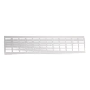 ALU plintrooster 600x130mm wit