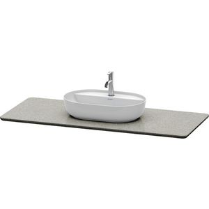 Kwartssteenconsole 1388x595x25mm grijs structuur