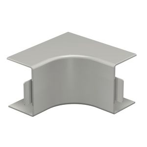 Binnenhoek 40x60mm polyvinylchlorid steengrijs VVE=2