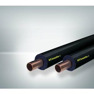 Lengte a 2mtr. buisisolatie HT/Armaflex S Ø15mm isolatiedikte 20mm zwart afgedekt VVE=32