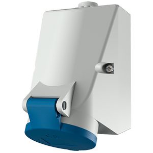 Wandcontactdoos 16A 5-polig  9H 230V IP44 TwinCONTACT