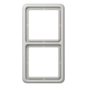 Afdekraam universeel lichtgrijs 2-voudig CD500