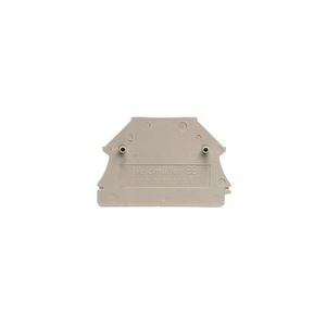 Afsluit- eindplaat d.beige h:44mm b:1.5mm V-0, VVE=50