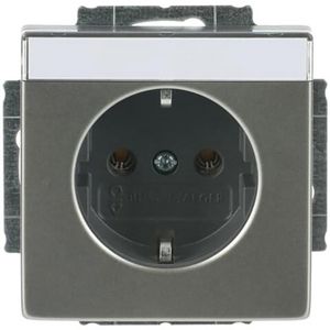 Tekstwandcontactdoos ra Centraalplaat inb pure-rvs (20 EUN-866)