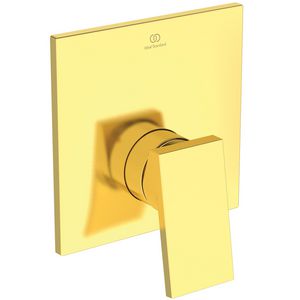 Douchemengkraan (afbouwdeel) brushed gold Extra